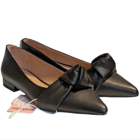 Sam & Libby Shoes - #688 New Sam & Libby Womens Laurena Black Pointed Toe Ballet Flats 8 Shoes
